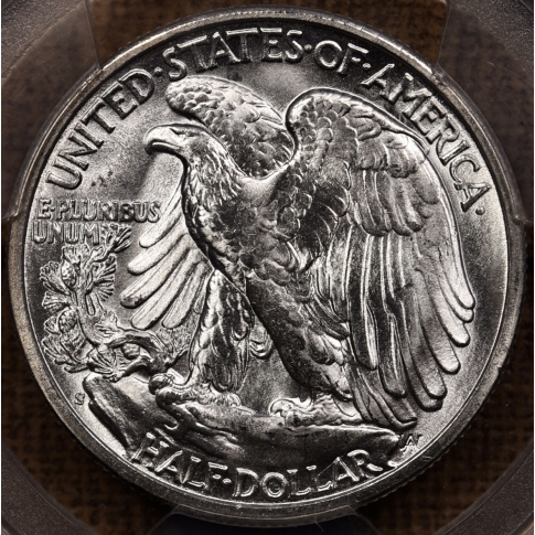 1944-S Walking Liberty Half Dollar PCGS MS66