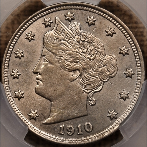 1910 Liberty Nickel CACG MS63