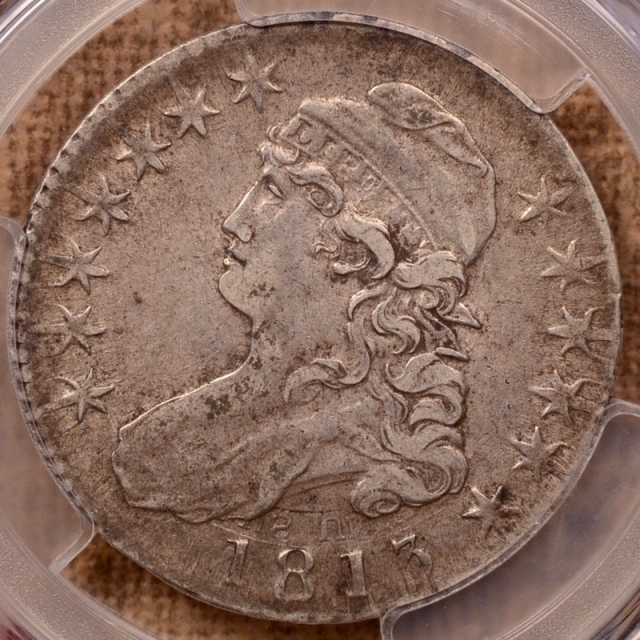 1813 O.110 Capped Bust Half Dollar PCGS XF40 CAC