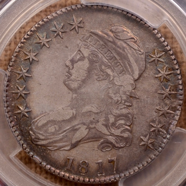 1817 O.103a Capped Bust Half Dollar PCGS XF45+ (CAC)
