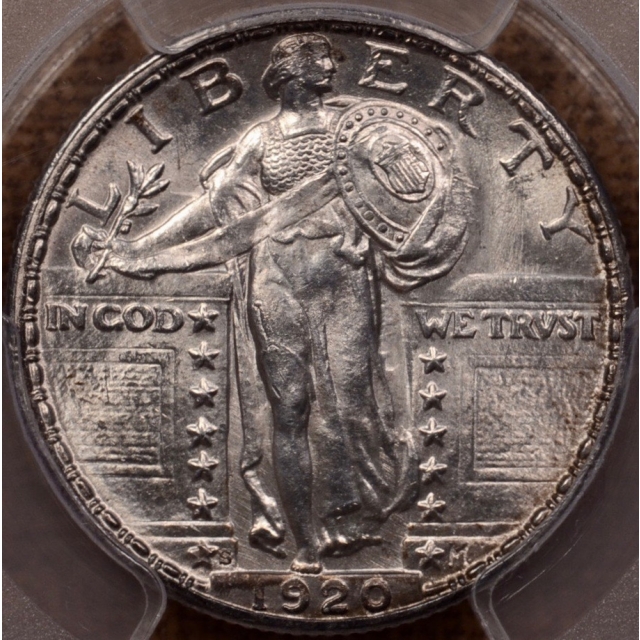 1920-S Standing Liberty Quarter PCGS MS63 (CAC)