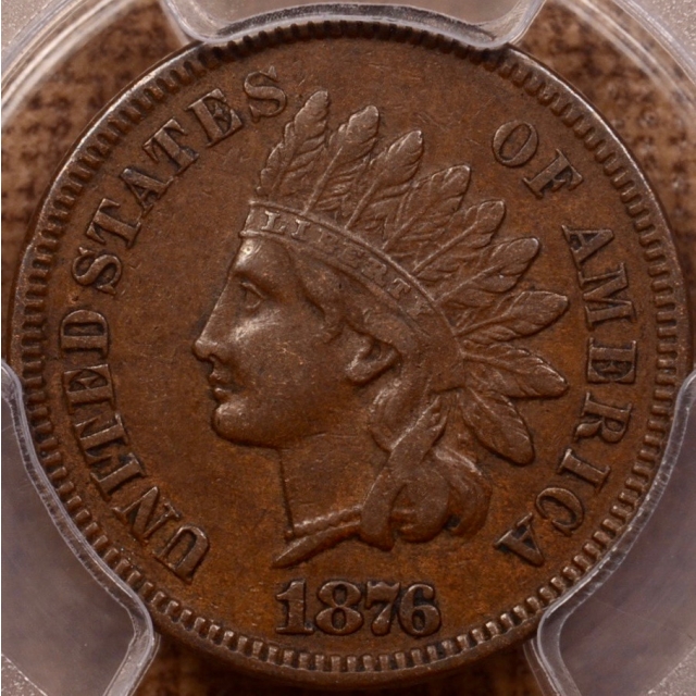 1876 Indian Cent PCGS XF45