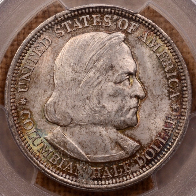1893 Columbian Silver Commemorative half dollar PCGS MS64