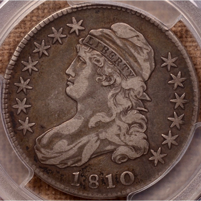 1810 O.108 Capped Bust Half Dollar PCGS VF25 (CAC)
