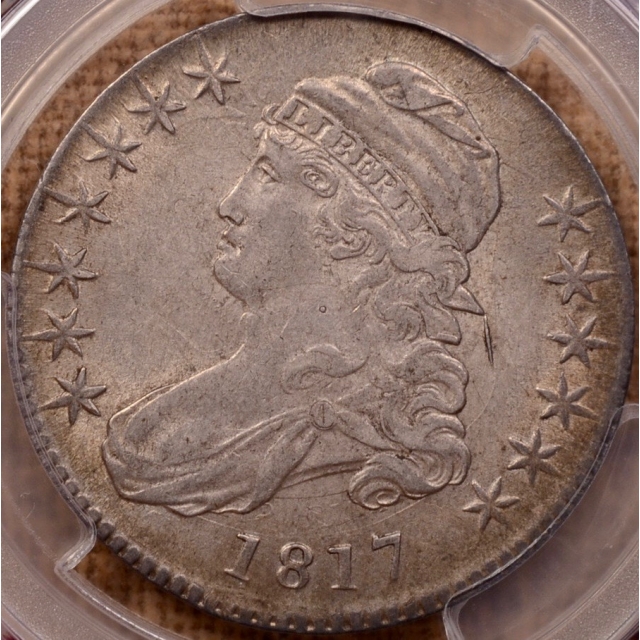 1817 O.111a Capped Bust Half Dollar PCGS AU55