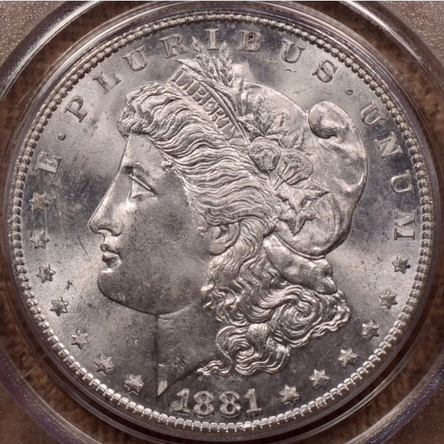 1881-S Morgan Dollar PCGS MS66, Gen 2.2 Holder