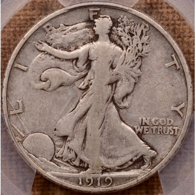 1919-D Walking Liberty Half Dollar PCGS VF20