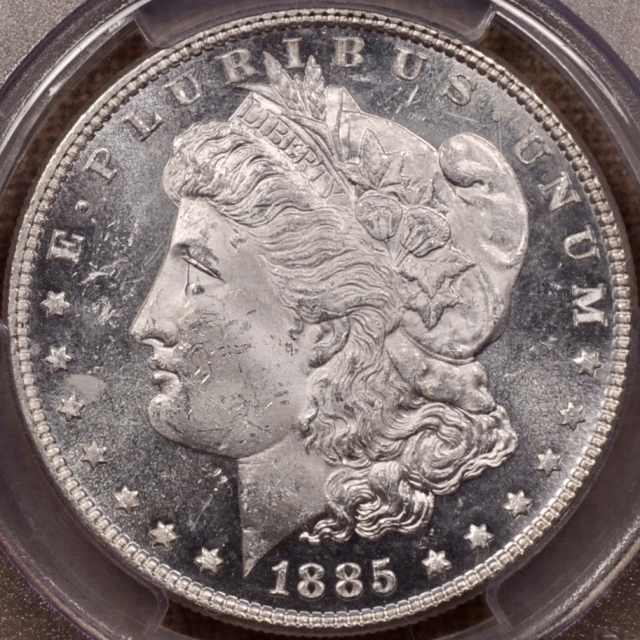 1885 Morgan Dollar PCGS MS63 DMPL