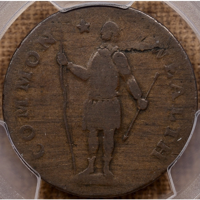 1788 R.10-L W-6280 Massachusetts Cent, Period PCGS VG8