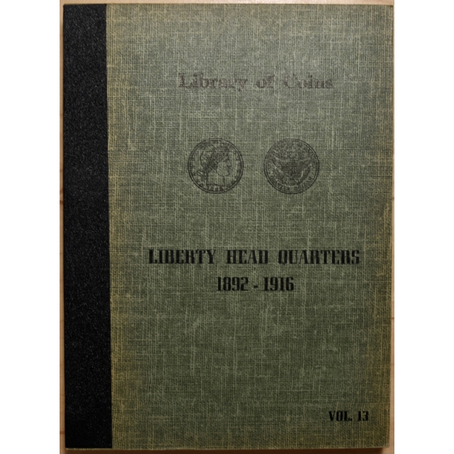 Library of Coins Volume 13, Barber Quarters (1892-1916)