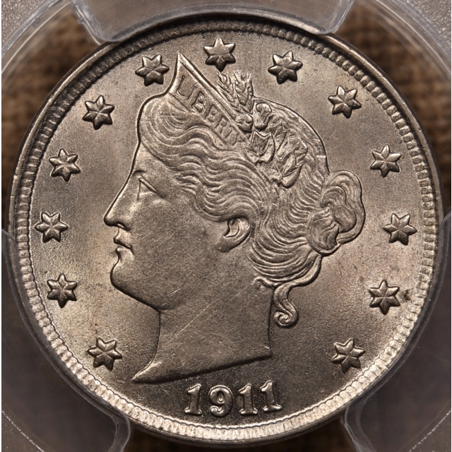 1911 Liberty Nickel PCGS MS63