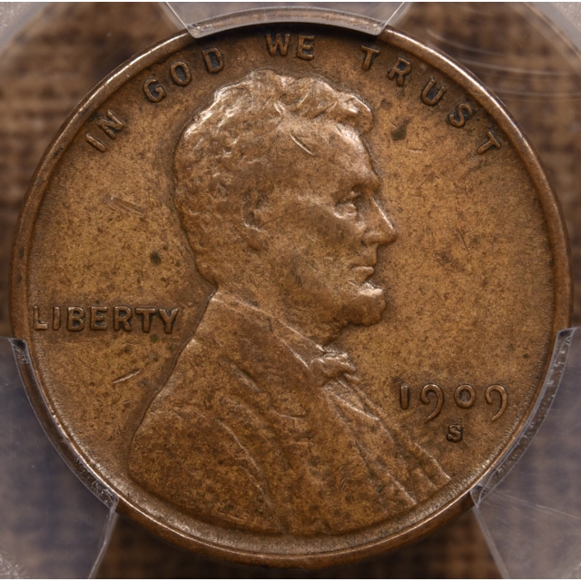 1909-S VDB Lincoln Cent PCGS XF40 CAC, with ANACS Cert...Oldest One We've Seen!