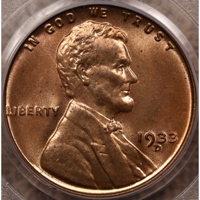 1933-D Lincoln Cent PCGS MS64 RD