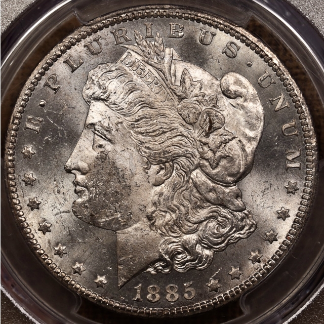 1885-CC Morgan Dollar PCGS MS62, Super Flashy