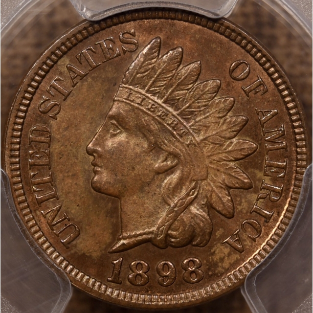 1898 Indian Cent PCGS MS64 RB