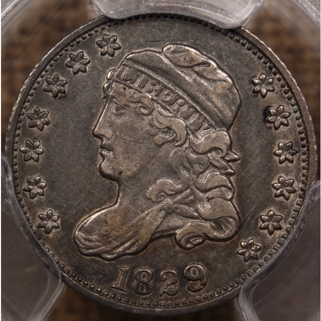 1829 LM-7.1 R4 Capped Bust Half Dime PCGS XF40