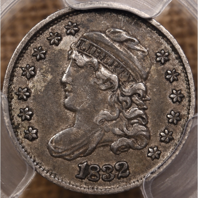 1832 LM-3 Capped Bust Half Dime PCGS XF45