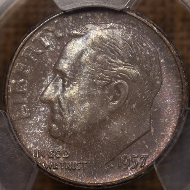 1957 Roosevelt Dime PCGS MS65, from the "Mint Set Deal"