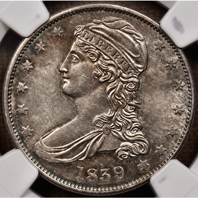 1839 GR-8a EDS Capped Bust Half Dollar NGC MS61, From the Dick Graham Reference Collection