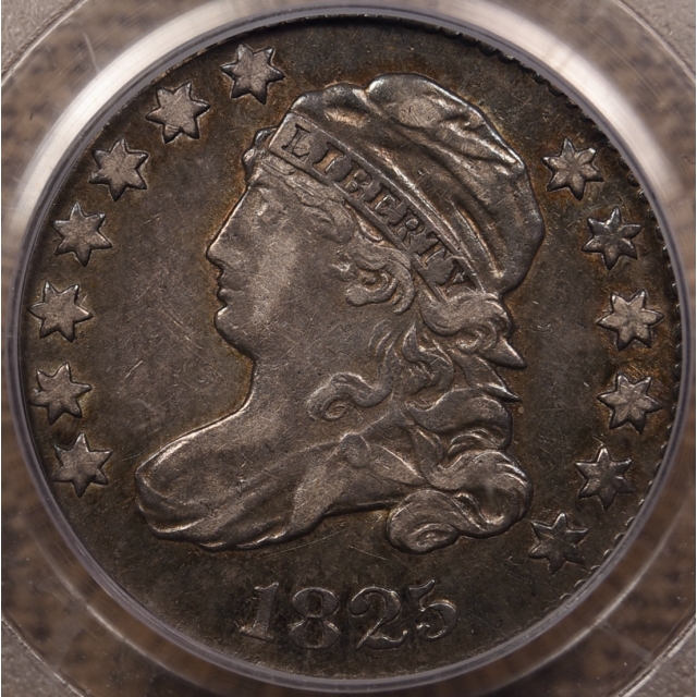 1825 JR-2 Capped Bust Dime PCGS XF40 CAC