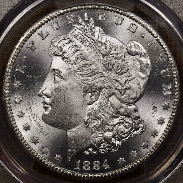 1884-CC Morgan Dollar PCGS MS64 CAC, great quality
