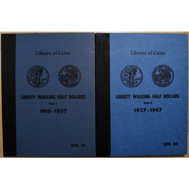 Library of Coins Volumes 19 and 20, Liberty Walking Half Dollars (1916-1947) Parts 1 and 2 Complete (2 of 2)