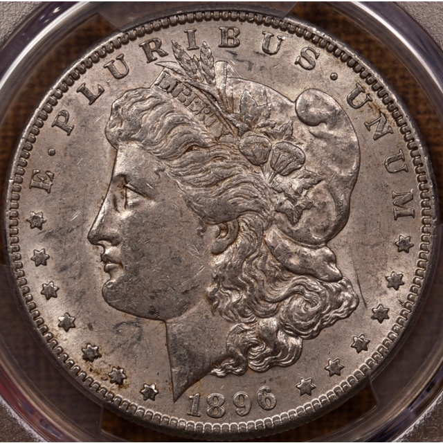 1896-S Morgan Dollar PCGS AU53 CAC, NE Hoard