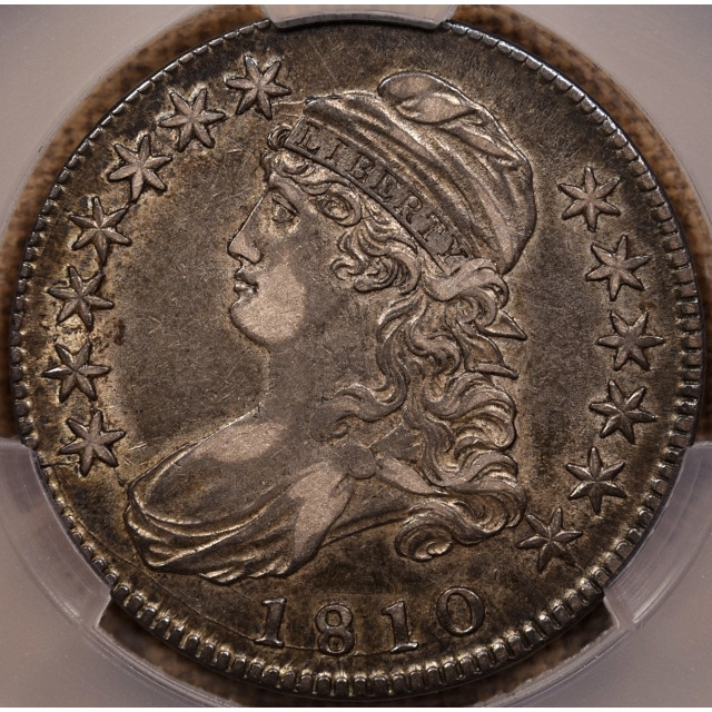 1810 O.101a Capped Bust Half Dollar CACG XF45+