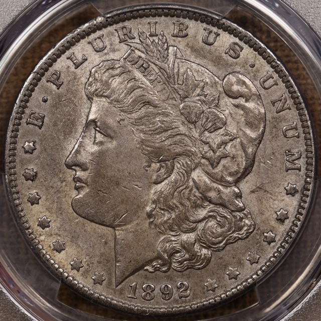 1892 Morgan Dollar PCGS AU55