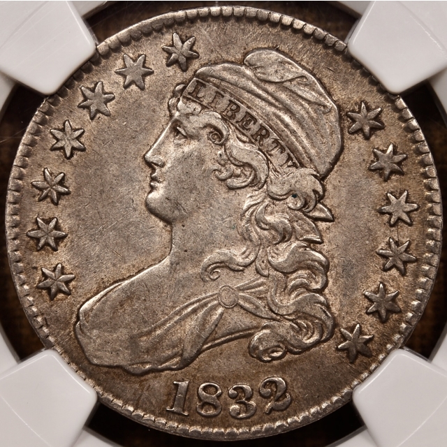 1832 O.110 Small Letters Capped Bust NGC XF40, ex. Brunner
