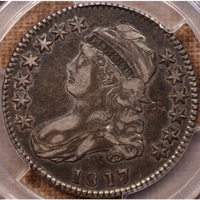 181.7 O.103 Punctuated Date Capped Bust Half Dollar PCGS VF30