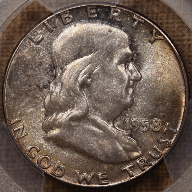 1958 Franklin Half Dollar PCGS MS66, from the "Mint Set Deal"