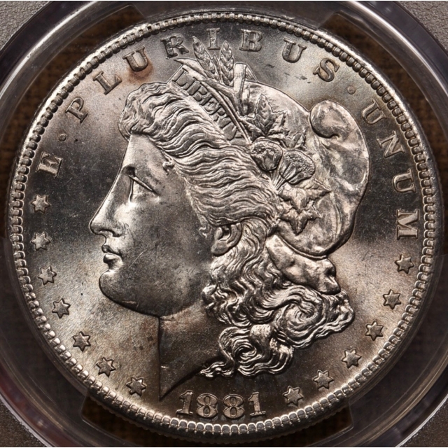 1881-S Morgan Dollar PCGS MS65, 65+ on most days