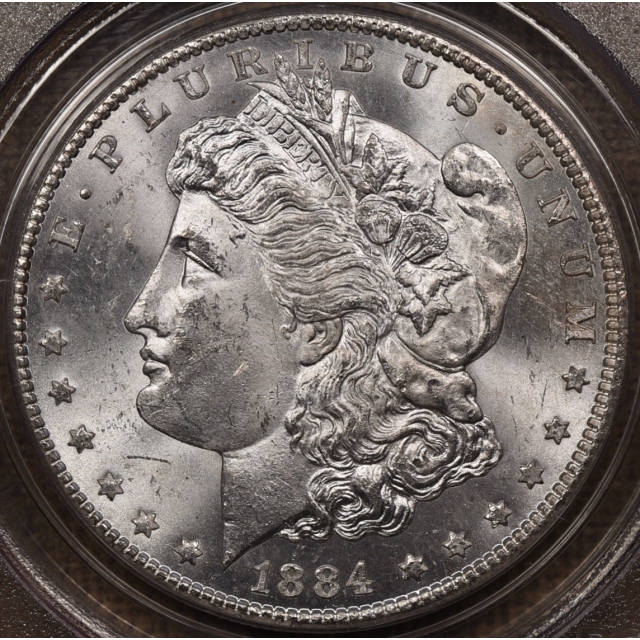1884-CC Morgan Dollar PCGS MS63 OGH