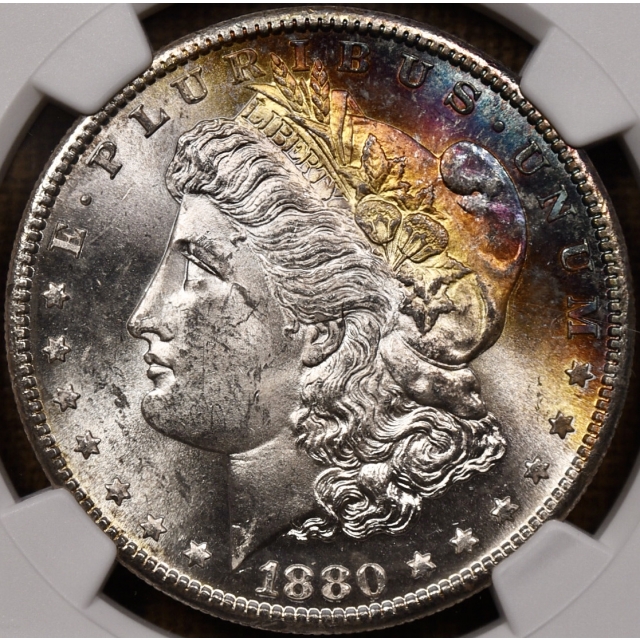 1880-S Morgan Dollar NGC MS64*