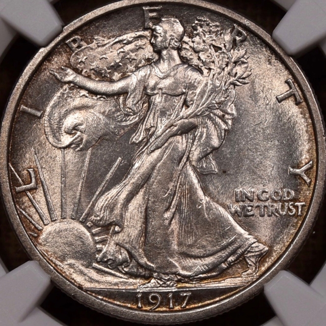 1917 Walking Liberty Half Dollar 50C NGC MS62