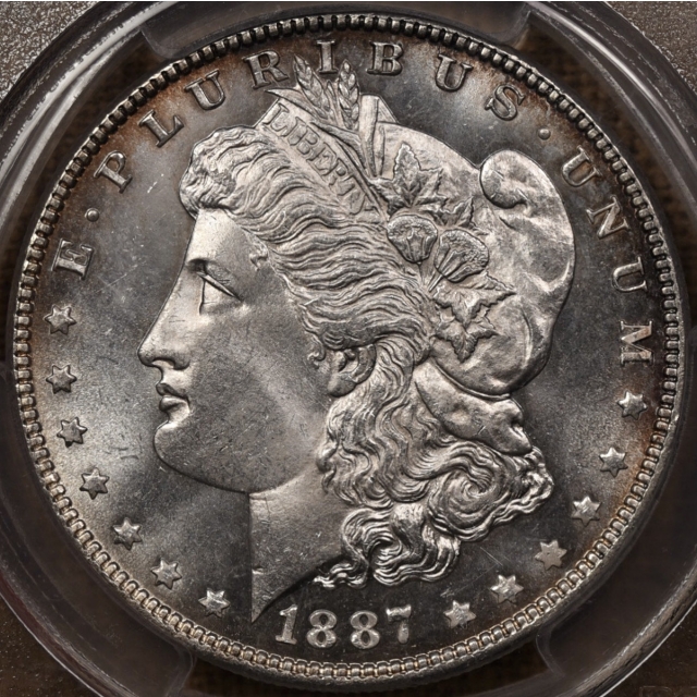 1887 Morgan Dollar PCGS MS65 PL CAC