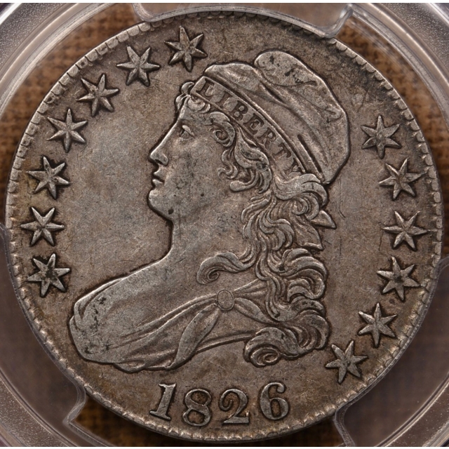 1826 O.120a R4- Capped Bust Half Dollar PCGS VF35