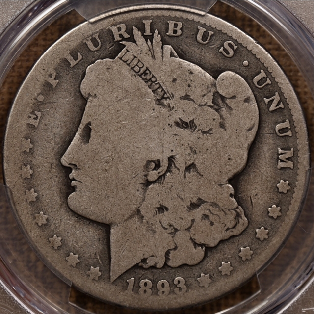 1893-CC Morgan Dollar PCGS AG3 CAC