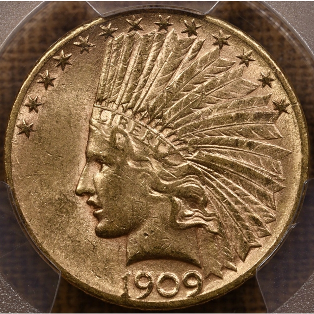 1909-S $10 Indian Head PCGS AU53 CAC, Fairmont Collection