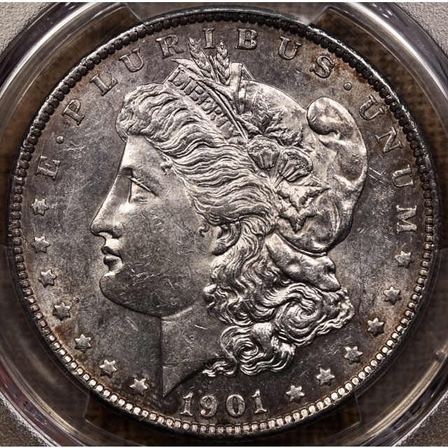 1901-S Morgan Dollar PCGS AU58 Flashy!