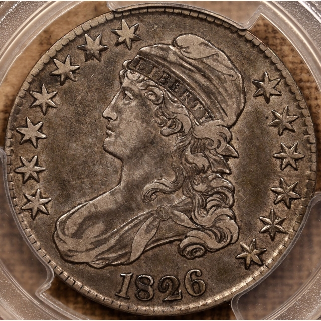 1826 O.118a Capped Bust Half Dollar PCGS XF40 CAC