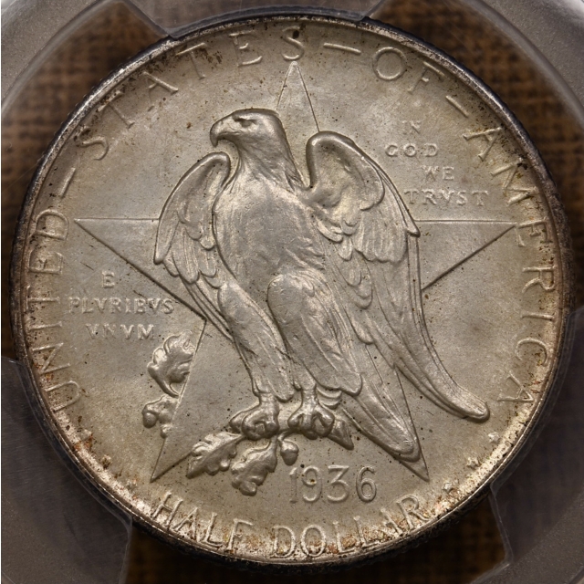 1936-S Texas Silver Commemorative PCGS MS66 CAC
