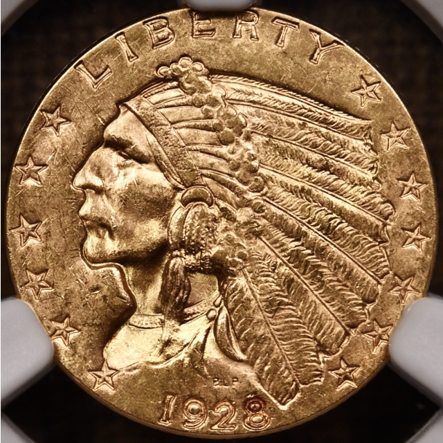1928 Indian $2.50 NGC MS63+ CAC