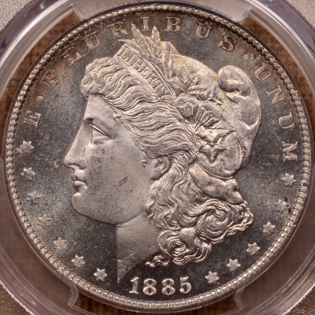 1885 Morgan Dollar PCGS MS64DMPL (CAC)