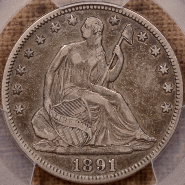 1891 Liberty Seated Half Dollar PCGS VF30