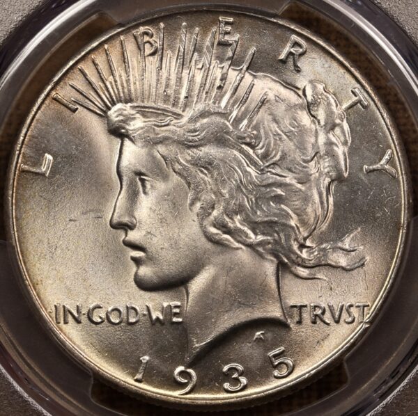 1935 Peace Dollar PCGS MS64 CAC