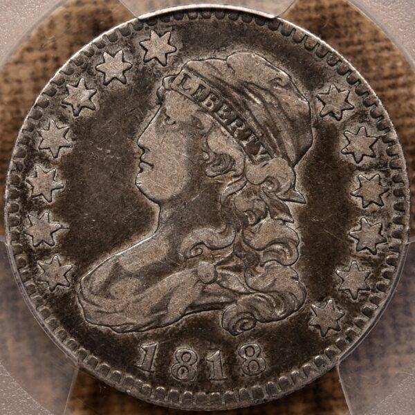 1818 B.3 Capped Bust Quarter PCGS VF20