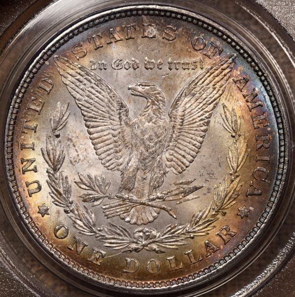 1878 VAM-12 8TF Morgan Dollar PCGS MS62 OGH Album Color! - Image 6