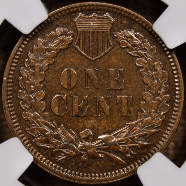 1896 Proof Indian Cent NGC PR64 BN CAC - Image 2